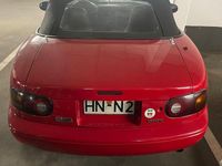 Gebraucht Mazda MX5 116 PS (85 kW) 1989 Rot Cabrio