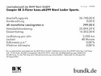gebraucht Mini Cooper SE 3-Türer Leas.ab319 Bluetooth Navi LED
