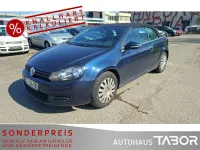 Gebraucht VW Golf Cabriolet 105 PS (77 kW) 2015 Open sea blue metallic Cabrio