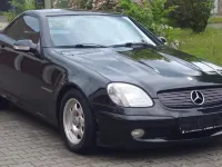 Gebraucht Mercedes SLK200 163 PS (119 kW) 2000 Schwarz Cabrio