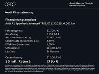 Gebraucht Audi A1 Advanced Plus 150 PS (110 kW) 2025 Pfeilgrau perleffekt Limousine