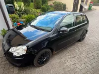 Gebraucht VW Polo 80 PS (58 kW) 2007 Schwarz Kleinwagen