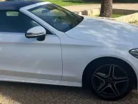 Gebraucht Mercedes C200 AMG line 184 PS (135 kW) 2019 Weiß Cabrio