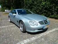 Gebraucht Mercedes SL500 306 PS (225 kW) 2004 Silber Cabrio