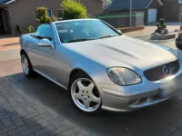 Gebraucht Mercedes SLK320 217 PS (159 kW) 2001 Silber Cabrio