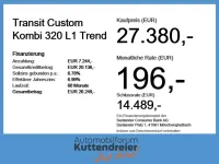 Gebraucht Ford Transit Custom Trend 131 PS (96 kW) 2021 Frostweiß Kombi