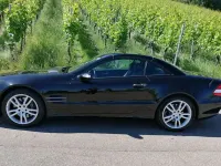 Gebraucht Mercedes SL500 387 PS (284 kW) 2008 Schwarz Cabrio