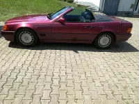Gebraucht Mercedes SL300 1990 Rot Cabrio