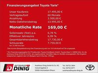 Gebraucht Toyota Yaris Team 125 PS (91 kW) 2021 Schwarz Kleinwagen