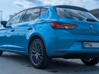 Usata Seat Leon 110 CV (80 kW) 2015 Blu Berlina