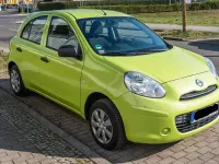 Gebraucht Nissan Micra Acenta 80 PS (58 kW) 2011 Grün Kleinwagen