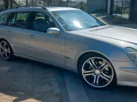 Brugt Mercedes E500 306 HK (225 kW) 2004 Sølv Stationcar