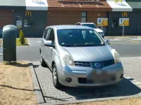 Gebraucht Nissan Note 88 PS (64 kW) 2008 Silber Kleinwagen