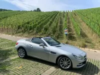 Gebraucht Mercedes SLK200 184 PS (135 kW) 2014 Silber Cabrio