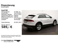 Gebraucht Audi Q8 Ambiente 340 PS (250 kW) 2023 Gletscherweiß metallic (metallic) SUV