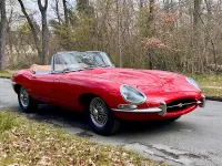 Käytetty Jaguar E-Type 265 HP (194 kW) 1966 Punainen Avoauto