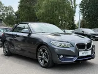 Gebraucht BMW 218 Sport Line 150 PS (110 kW) 2016 Mineralgrau metallic Cabrio