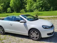 Gebraucht VW Golf Cabriolet 105 PS (77 kW) 2014 Weiß Cabrio