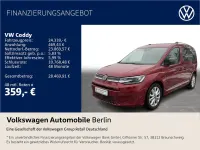 Gebraucht VW Caddy Style 122 PS (89 kW) 2021 Rot Van / Kleinbus