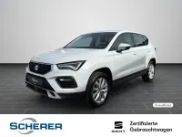 Gebraucht Seat Ateca Style 150 PS (110 kW) 2022 Nevada weiß metallic (metallic) SUV