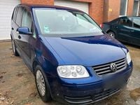 Gebraucht VW Touran 105 PS (77 kW) 2003 Blau Van / Kleinbus