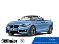 gebraucht BMW 218 d Cabrio Sport Line Navi HiFi 2J-BPS.GARANTIE