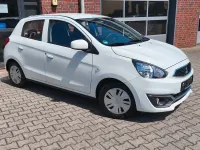 Gebraucht Mitsubishi Space Star Basis 71 PS (52 kW) 2018 Weiß Kleinwagen