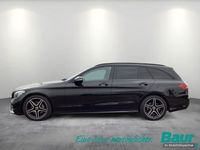 gebraucht Mercedes C220 d T 9G-TRONIC AMG Line Night-Paket Ambientebel.