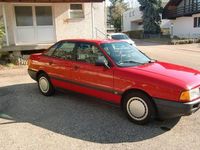 Second-hand Audi 80 90 CP (66 kW) 1990 Roșu Berlinǎ