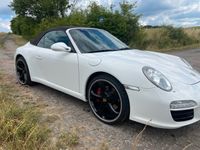 gebraucht Porsche 997 weiß/cocoa Verdeck und Volll.kompl.Service