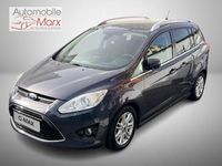 Gebraucht Ford Grand C-Max Titanium 125 PS (91 kW) 2012 Midnight skygrau metallic Van / Kleinbus