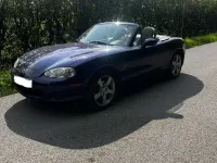 Gebraucht Mazda MX5 110 PS (80 kW) 2003 Blau Cabrio