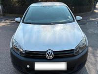 Gebraucht VW Golf VI 2009 Weiß Kleinwagen