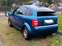 gebraucht Audi A2 1.4 Benzin blau metallic