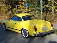 Usata VW Karmann Ghia Karmann 50 CV (36 kW) 1974 Giallo Coupé