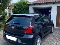 Gebraucht VW Polo Trendline 75 PS (55 kW) 2014 Schwarz Kleinwagen