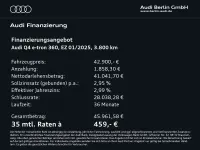Gebraucht Audi Q4 e-tron Comfort 210 kW (286 PS) 2025 Gletscherweiß metallic SUV
