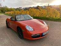 Second-hand Porsche Boxster 295 CP (216 kW) 2008 Portocaliu Cabrio