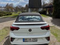 Gebraucht VW T-Roc Cabriolet 150 PS (110 kW) 2022 Weiß Cabrio
