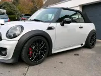 Gebraucht Mini John Cooper Works Cabriolet 211 PS (155 kW) 2014 Silber Cabrio