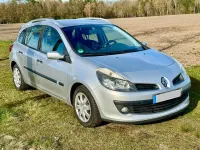 Brugt Renault Clio II Dynamique 75 HK (55 kW) 2008 Sølv Sedan