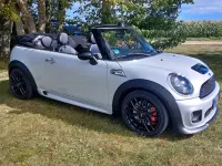 Gebraucht Mini John Cooper Works Cabriolet 245 PS (180 kW) 2012 Silber Cabrio