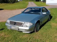 Second-hand Mercedes SL320 232 CP (170 kW) 1994 Argintiu Cabrio