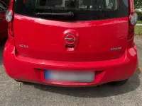 Gebraucht Opel Agila 65 PS (47 kW) 2009 Rot Kleinwagen