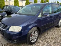 Gebraucht VW Touran Highline 116 PS (85 kW) 2003 Blau Van / Kleinbus