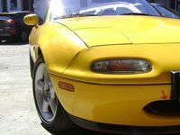 Gebraucht Mazda MX5 90 PS (66 kW) 1995 Gelb Cabrio
