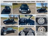 Gebraucht Mini Cooper Cabriolet Chili 116 PS (85 kW) 2004 Schwarz Cabrio