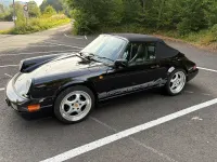 Gebraucht Porsche 964 250 PS (183 kW) 1990 Schwarz Cabrio