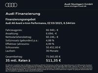 Gebraucht Audi A6 e-tron Performance 269 kW (367 PS) 2025 Weiß Kombi