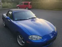 Gebraucht Mazda MX5 110 PS (80 kW) 2002 Blau Cabrio